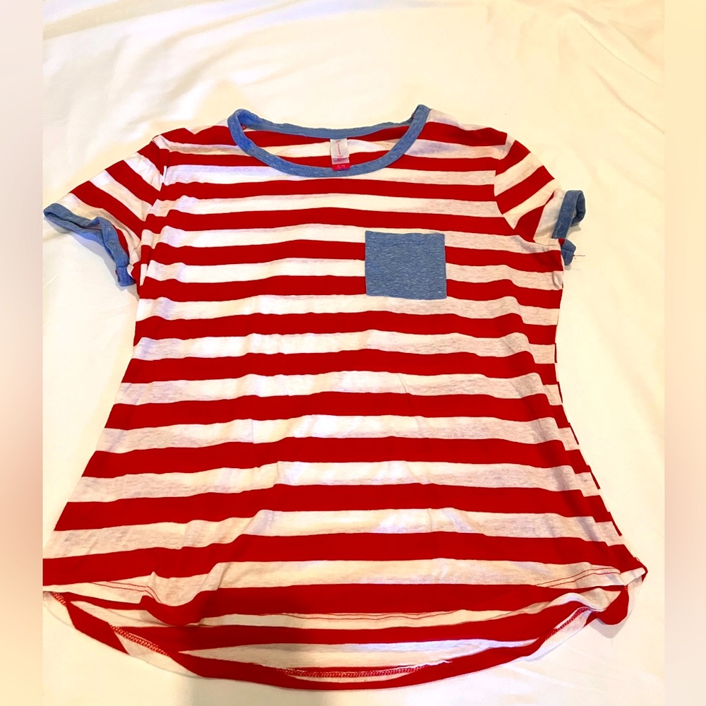 American Flag Juniors Tee